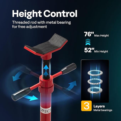 SPECSTAR Movable Underhoist Support Stand, 3/4 Ton 1650Lbs Capacity Jack Stand - Image 4
