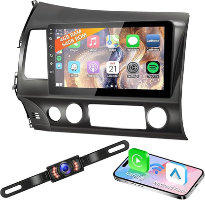 4G+64G Android 13 Car Radio for Honda Civic 2006-2011 by YUANTING