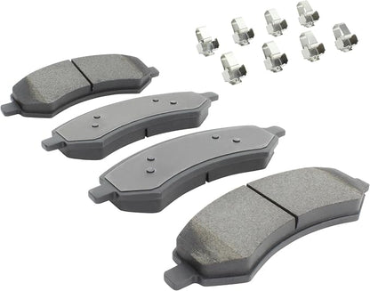 Premium Semi-Metallic Front Brake Pads Compatible - Image 2