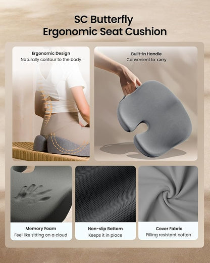 ProtoArc Seat Cushion, Office Chair Cushion - Image 7
