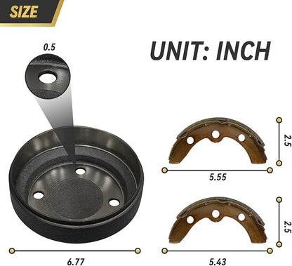 Golf Cart Brake Repair Kit fit Club Car DS 1995-Up and Precedent 2004-Up - Image 5