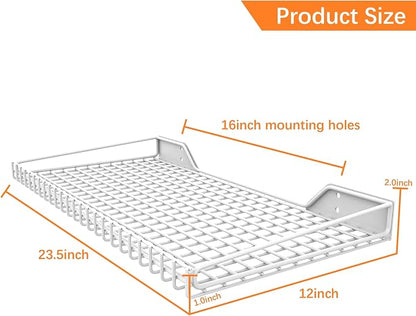 WALMANN 2 Pack Garage Wall Shelf, 23.5" x 12" Wall Mounted Storage Shelves - Image 3
