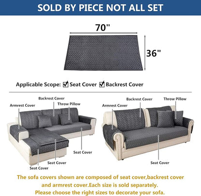 Eismodra Couch Cover, Sectional Couch Covers, Sofa Covers - Image 5