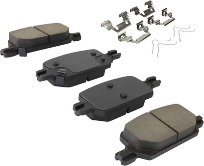 Premium Ceramic Rear Brake Pads Compatible - Image 2