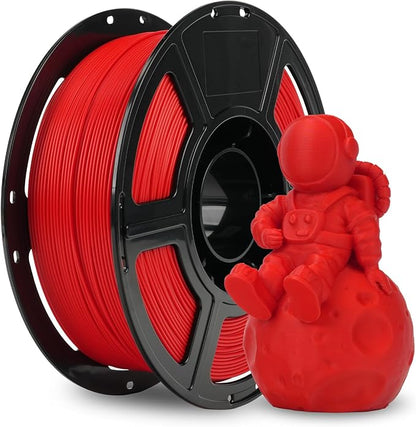 FLASHFORGE PLA Filament 1.75mm +/- 0.02mm, Matte Red 3D Printer Filament 1kg by FLASHFORGE