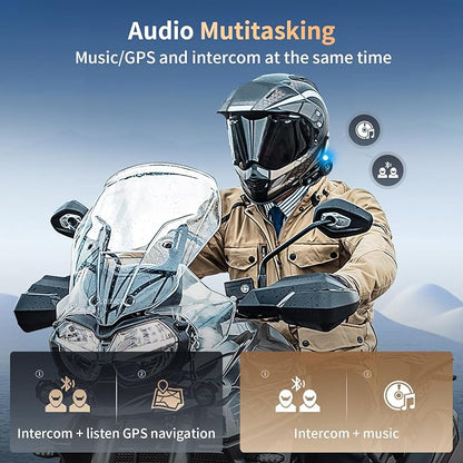 Fodsports FX8 Pro Motorcycle Communication Systems - Image 5