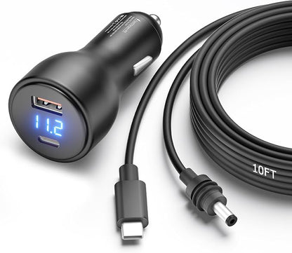 3 in 1 Starlink Mini Cable Cigarette Lighter 10FT Car Adapter by Gunovy