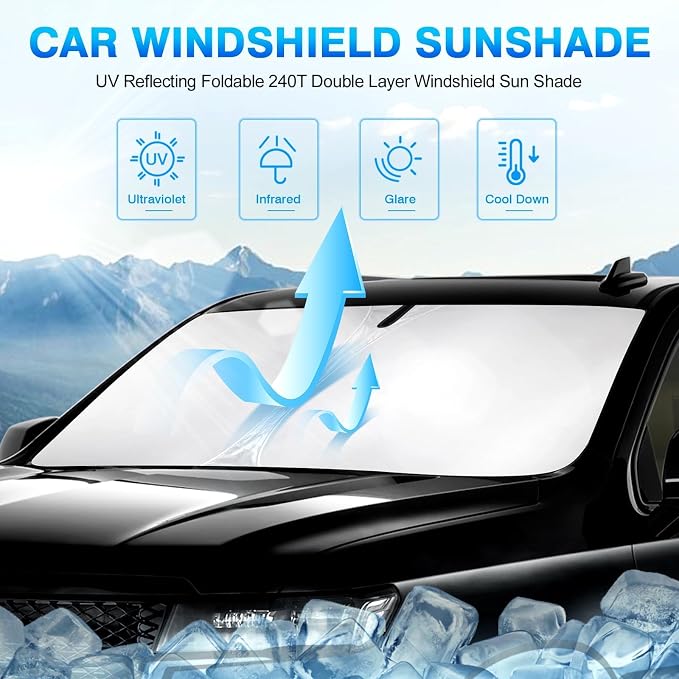 KUST Windshield Sun Shade Custom Fit - Image 2