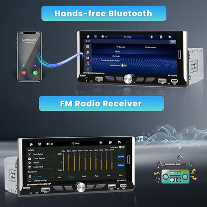 6.9 Inch Single Din Car Stereo - Image 3