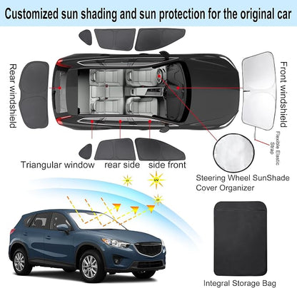 TINGLU Window Shades for Mazda CX-5 2013 2014 2015 2016 Accessories Car Side - Image 3