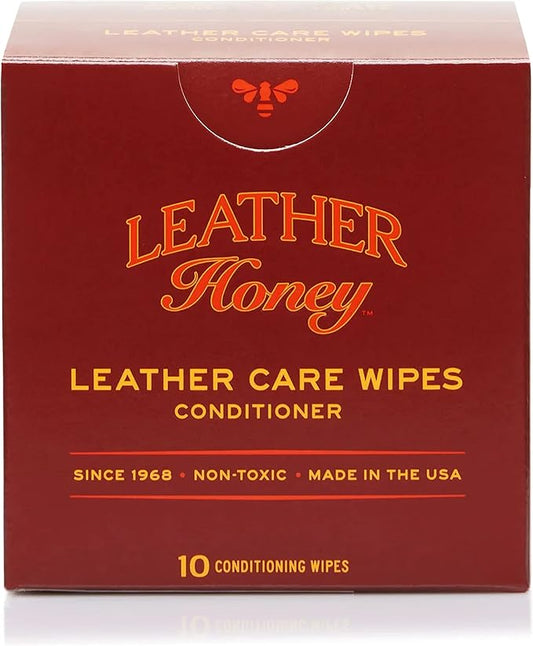 Leather Honey Leather Conditioner Wipes: Restore Leather On-The-Go. Protect & by LeatherHoney