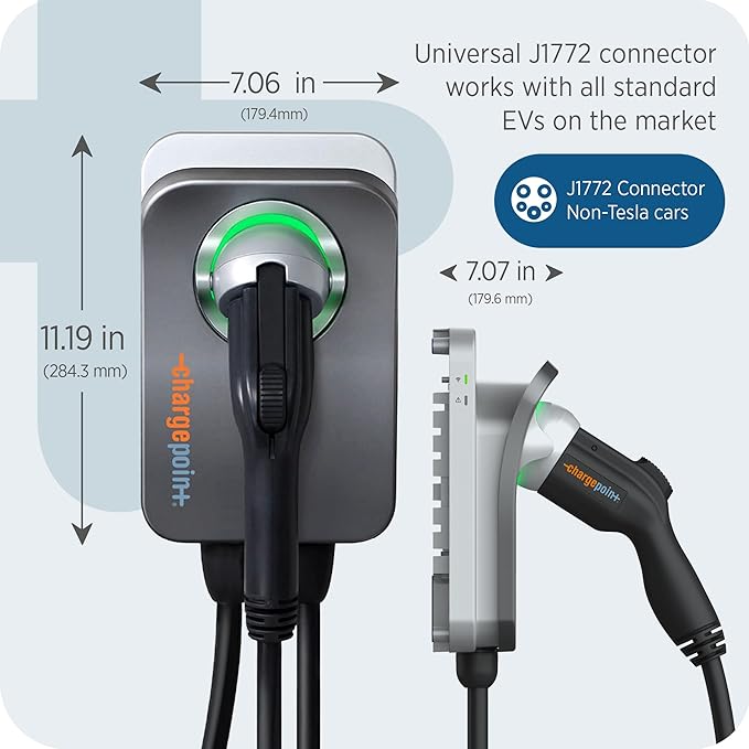 ChargePoint HomeFlex Level 2 EV Charger J1772, NEMA 6-50 Plug - Image 2