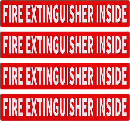 Madrigal Fire Extinguisher Inside Sticker Sign, Weatherproof & UV Protected by Unknown