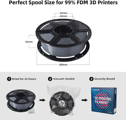 FLASHFORGE PLA Filament 1.75mm, 3D Printer Filament 1kg Spool, Dimensional - Image 6
