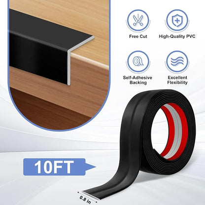 Wall Corner Protector Moulding Trim Peel and Stick Wall Corner Guards Trim - Image 2