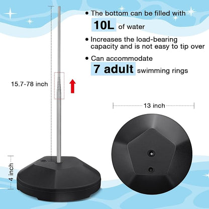 Pool Float Storage Rack 13 x 78 Inch Pool Float Holder Stainless Steel - Image 2