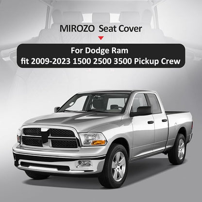 MIROZO Dodge Ram Seat Covers, Waterproof Truck Seat Covers Fits - Image 6