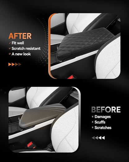 CDEFG for Kia EV6 2022-2025 Center Console Cover Armrest Box Cover for EV6 2022 - Image 3