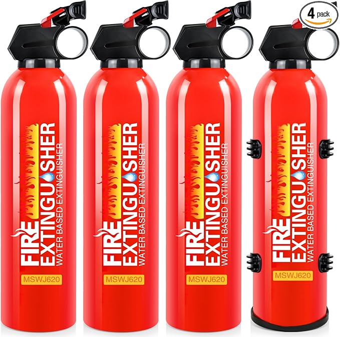 4 Pack Fire Extinguisher for Home by Lirches