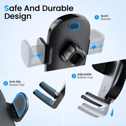 APPS2Car Car Cup Phone Holder Wireless Charger - Image 7