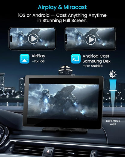 11" Extra Large Wireless Apple CarPlay Screen - Image 7