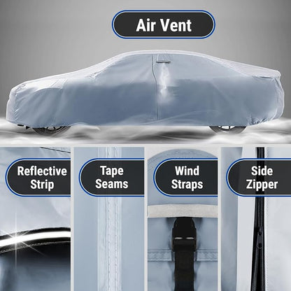 iCarCover Premium Car Cover for 1962-1970 Chevy Impala Wagon Heavy Duty - Image 5