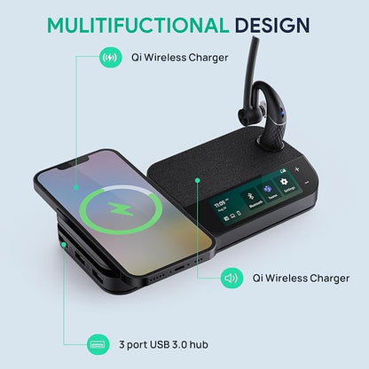 Yealink Bluetooth Headset Workstation, Office Wireless Headset - Image 4