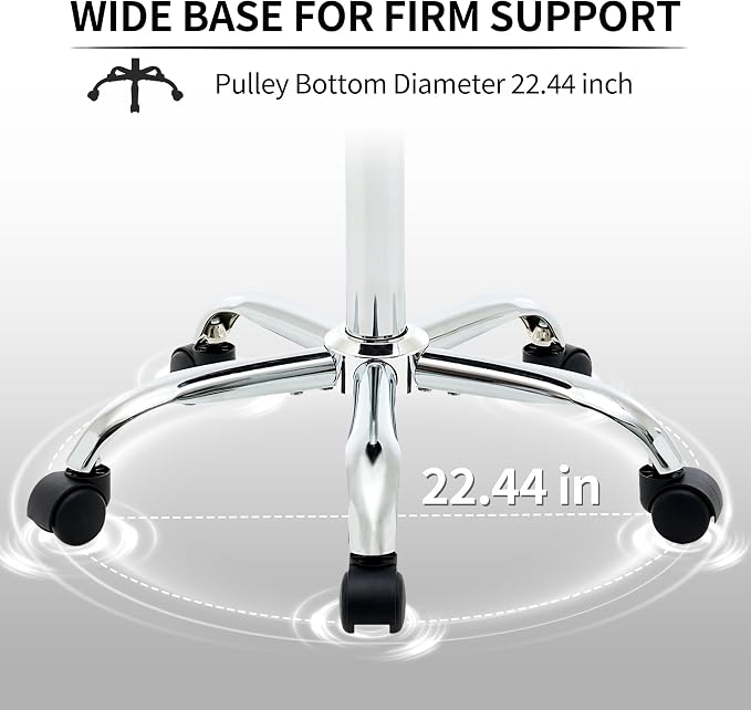 Drafting Stool, Adjustable Office Chair19.5’’-26.6’’ - Image 3