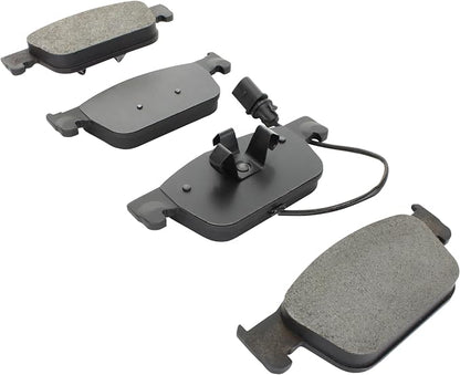 Premium Semi-Metallic Front Brake Pads Compatible - Image 2
