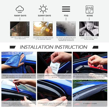 Window Visor Deflector Compatible - Image 9
