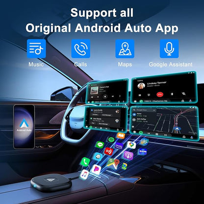 Android Auto Wireless Adapter Plug and Play Car Dongle - Image 2