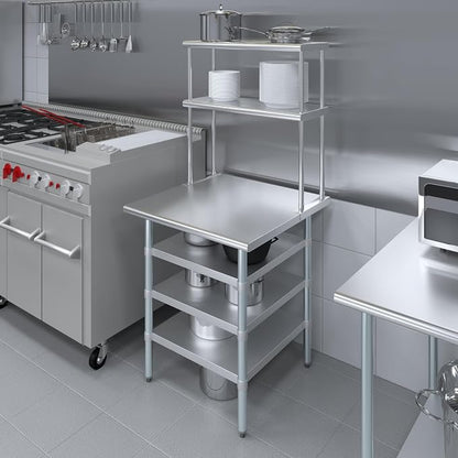 Amgood 30" x 30" Stainless Steel Work Table - Image 4