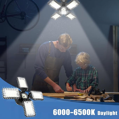 LED Garage Lights 4 Pack -120W, 12000LM 6500K Led Shop Light - Image 6