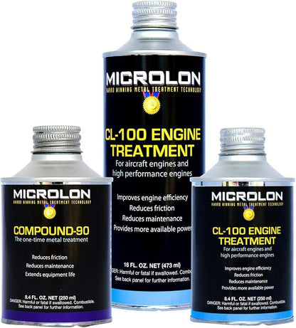 Microlon Cl100 High Performance Engine Treatment Kit by MicrolonProducts