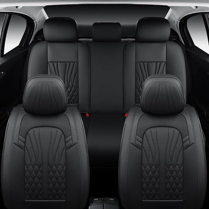 Leather Seat Covers, Car Seat Protector Waterproof, Seat Covers Full Set - Image 6