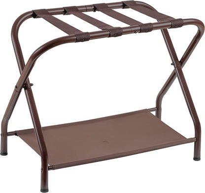 Heybly Luggage Rack, Steel Folding Suitcase Stand by HEYBLY