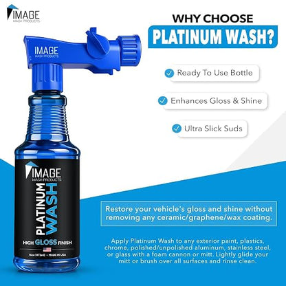 Image Wash Products - 16oz Platinum Wash Car Soap – Car Wash Foam Soap - Image 2