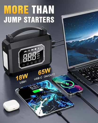 Jump Starter 3000A, Car Battery Jumper Starter Portable - Image 8