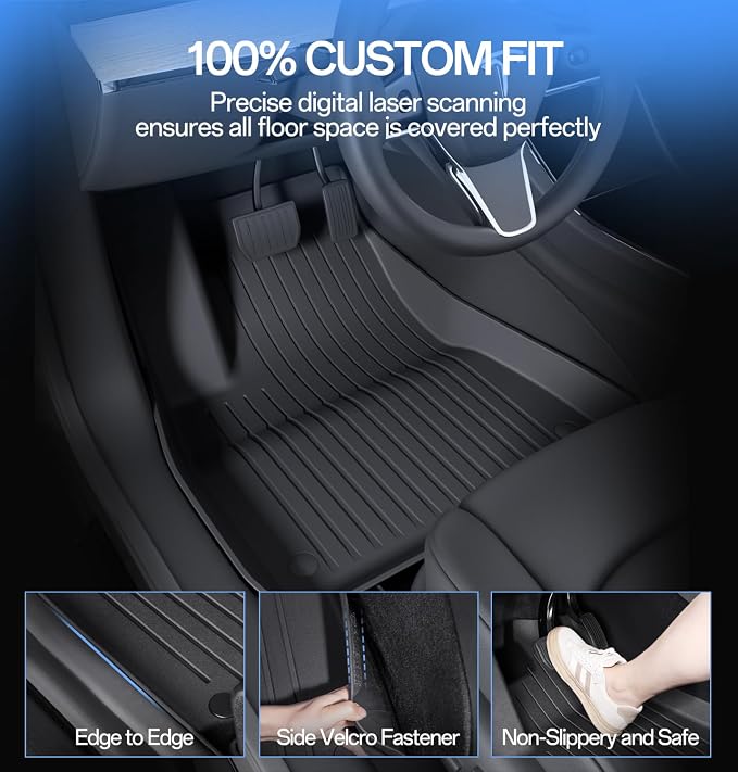 Floor Mats Fits for Tesla Model 3 2023-2018 - Image 2
