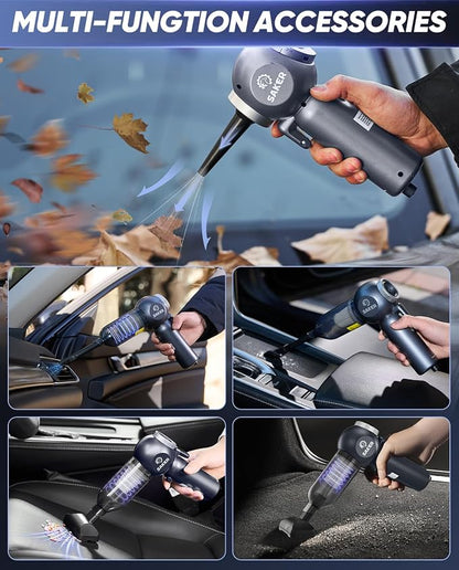 Saker 6 in 1 Car Vacuum Cleaner, 20000PA Handheld Vacuum Cordless Rechargeable - Image 5