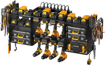 CCCEI Black Large Tools Organizer Wall Mount Charging Station, 39 Inch Long by CCCEI