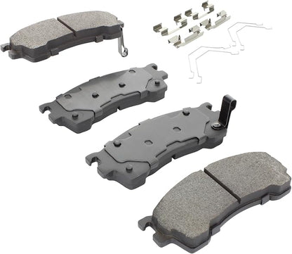 Premium Semi-Metallic Front Brake Pads Replacement - Image 2