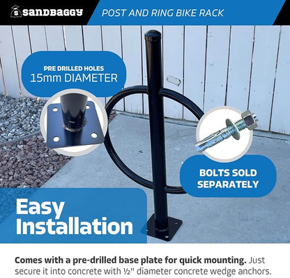 Sandbaggy Post and Ring Bike Rack - Image 5