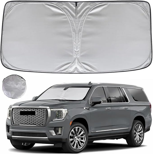 KAYZT Windshield Sun Shade for 2021-2025 GMC Yukon XL Foldable Sunshade Front by KAYZT