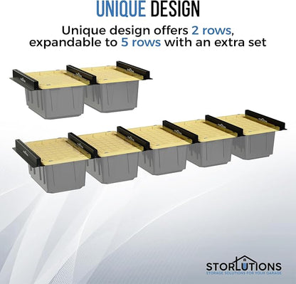 Heavy Duty Adjustable Ceiling Mount Garage Shelving - Image 6