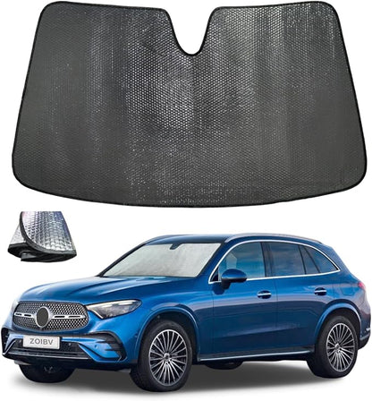 Windshield Sun Shade for Mercedes-Benz GLC SUV 2016-2022 by ZOIBVCARSUNSHADE