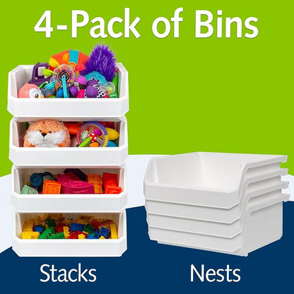 Plastic Containers for Organizing and Storage Bins for Closet, Garage or Pantry - Image 2