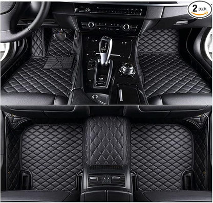 Custom All-Weather Protection Luxury Leather Floor Mats by JTXWANG