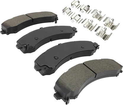 Premium Semi-Metallic Rear Brake Pads Compatible - Image 2