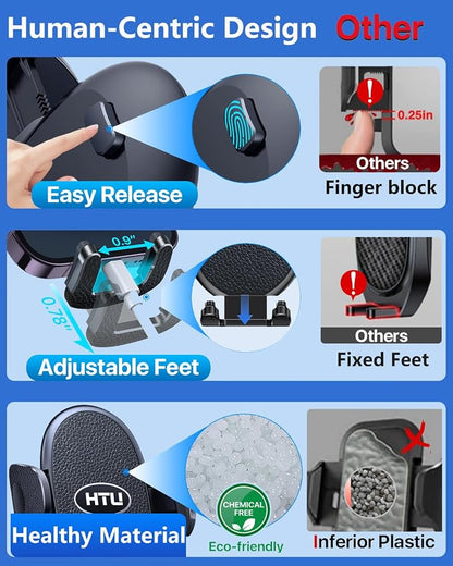 HTU 【Military-Grade Suction】 2025 Cell Phone Holder - Image 7